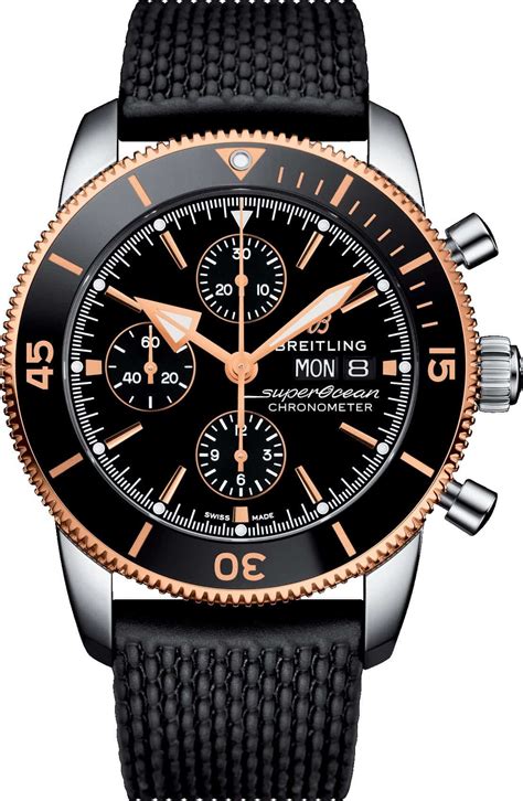 breitling superocean heritage black and gold|breitling superocean heritage 44 chronograph.